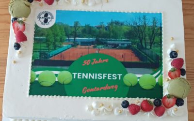 „50 Jahre Tennis am Gontardweg“! Es wurde groß gefeiert.